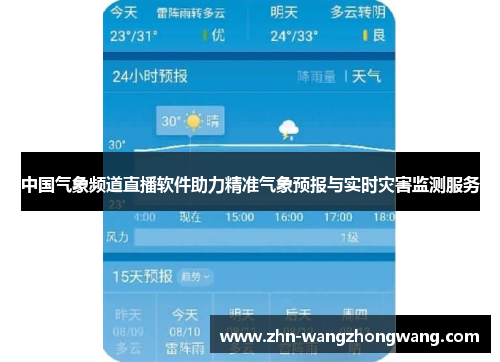 中国气象频道直播软件助力精准气象预报与实时灾害监测服务